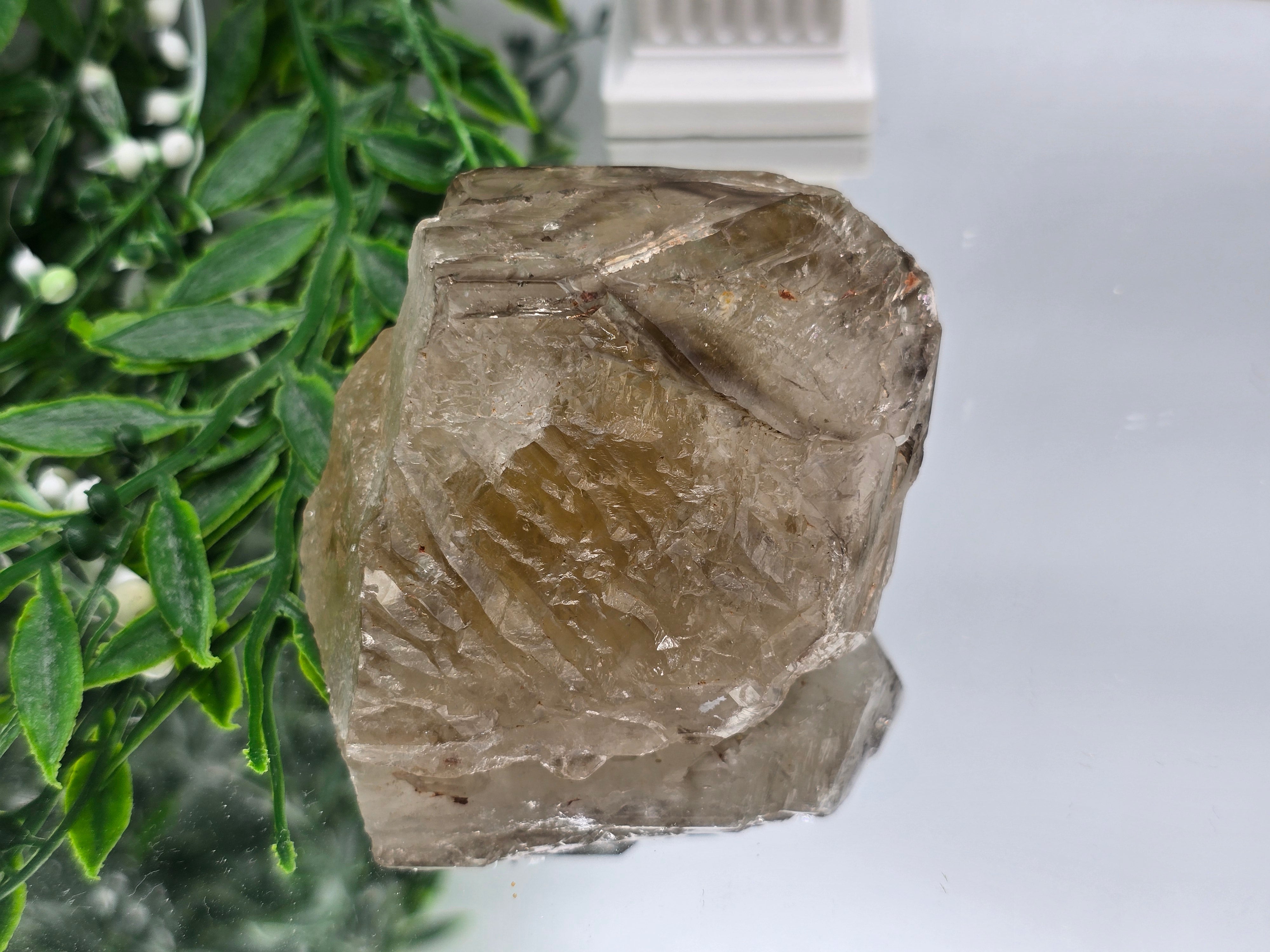 Elestial Quartz Specimen 8 × 7 × 6 cm (Stone of Ancient Wisdom & Spiritual Ascension) Crystal Wellness