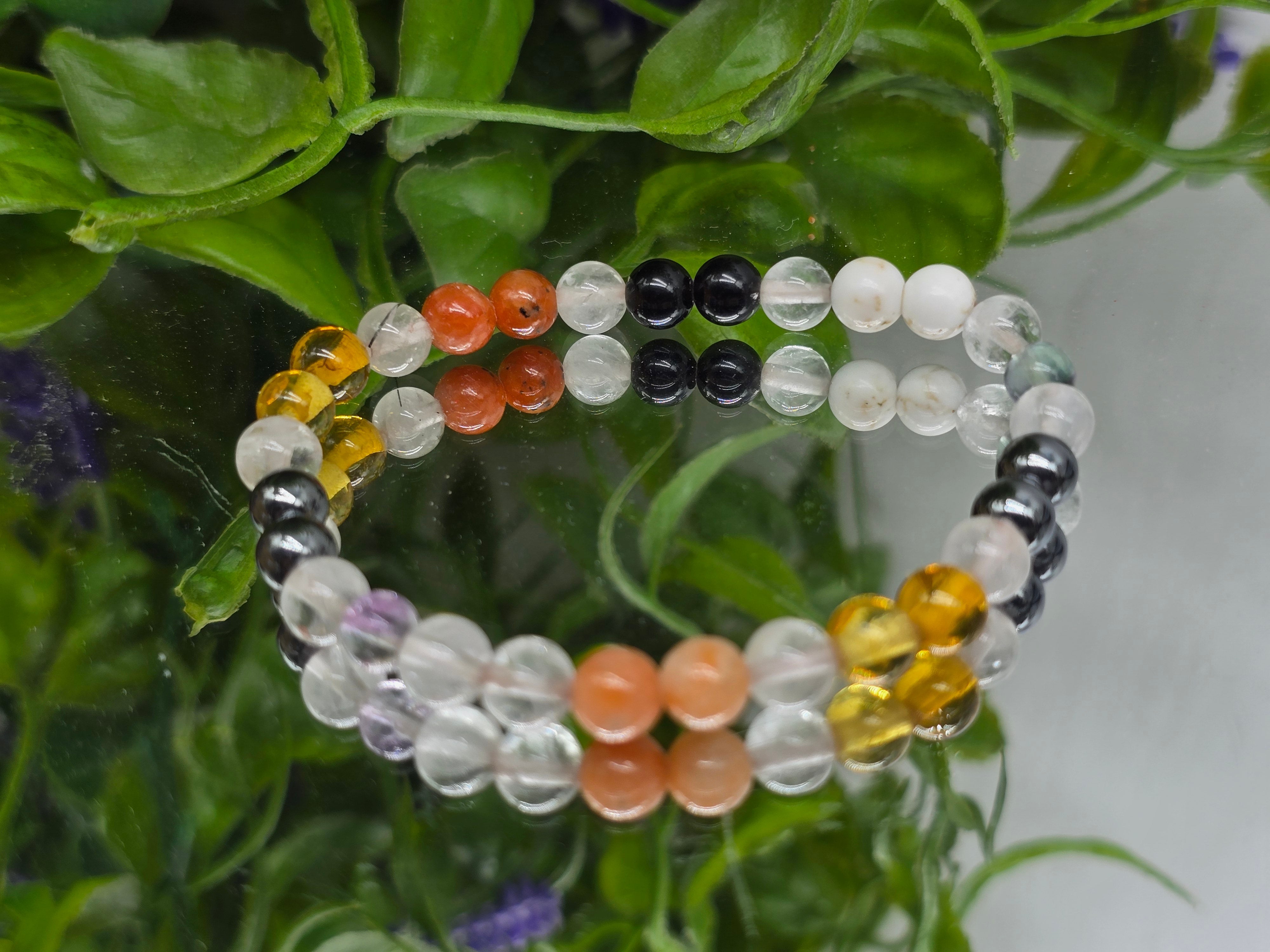 Nerve, Joint & Circulation Support 6mm Crystal Bracelet Crystal Wellness