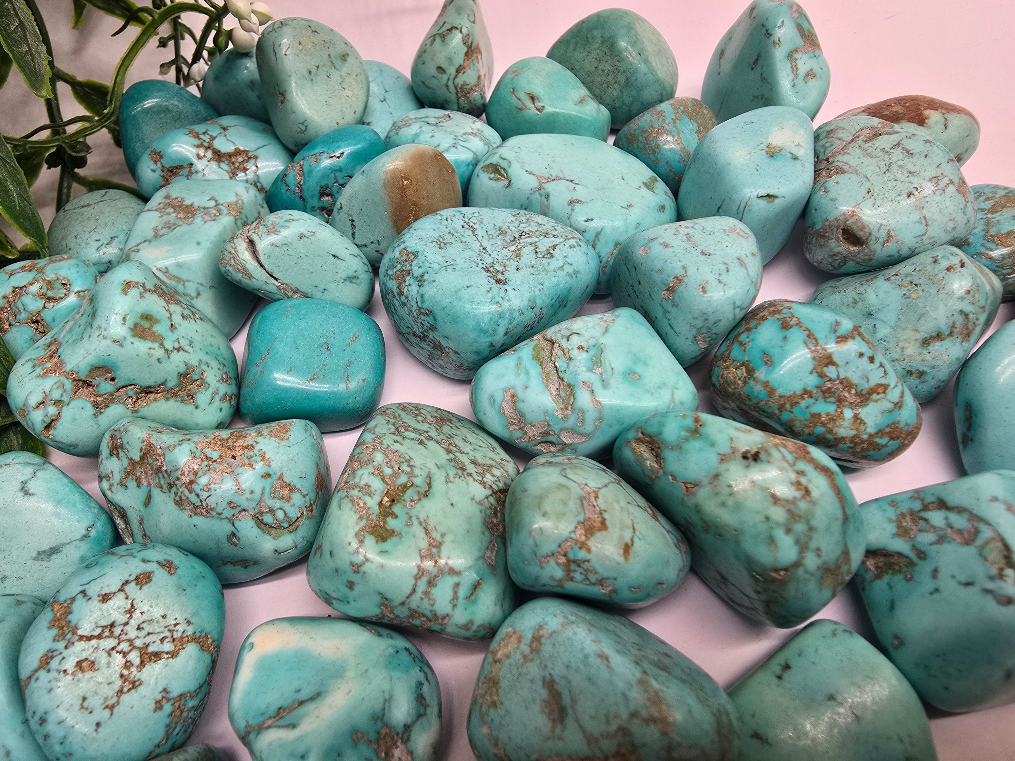 Turquenite Tumbled Stone Crystal Wellness