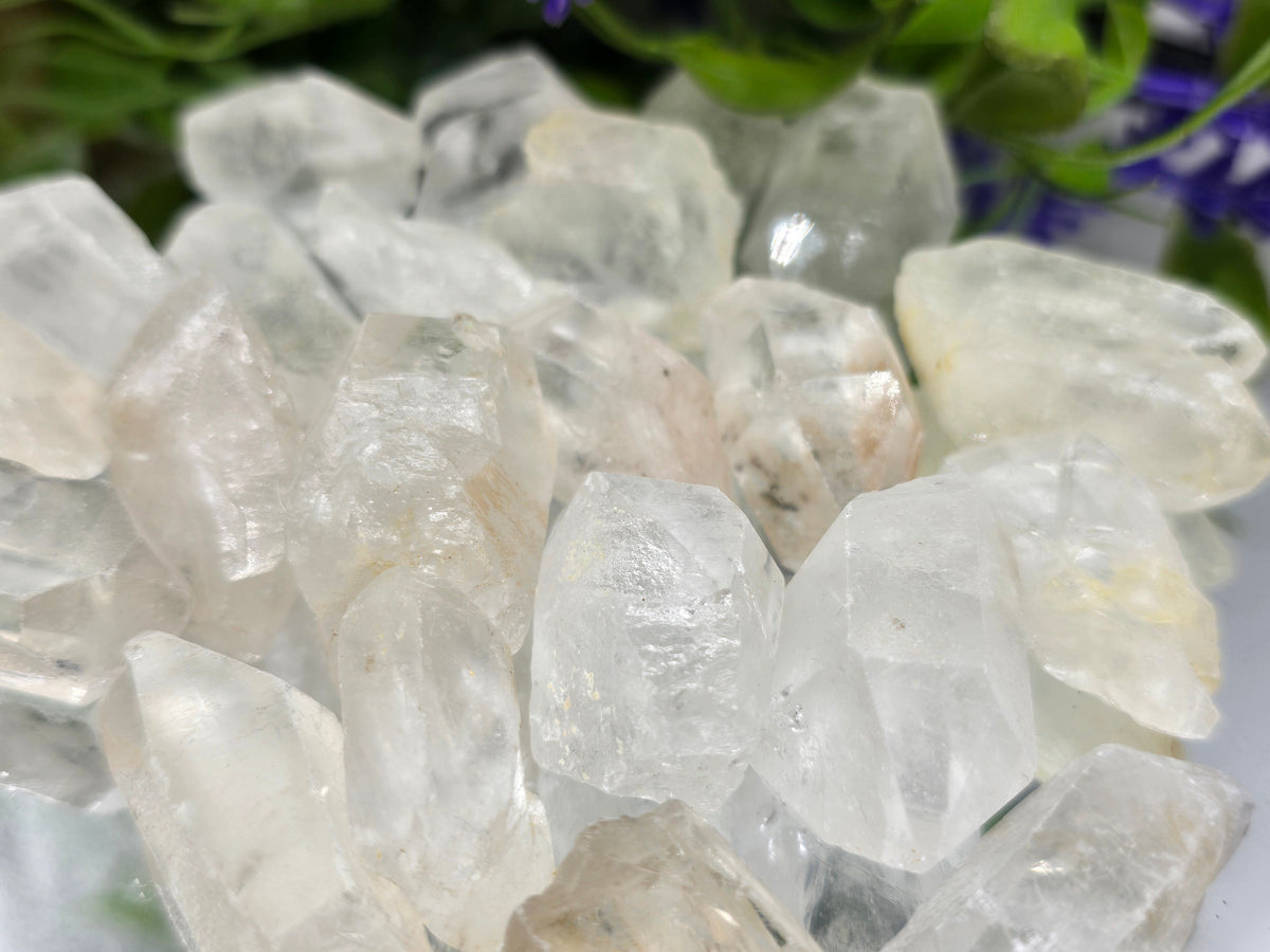 Brazilian Clear Quartz Natural Rough Points — Clarity, Amplification & Pure Energy Crystal Wellness
