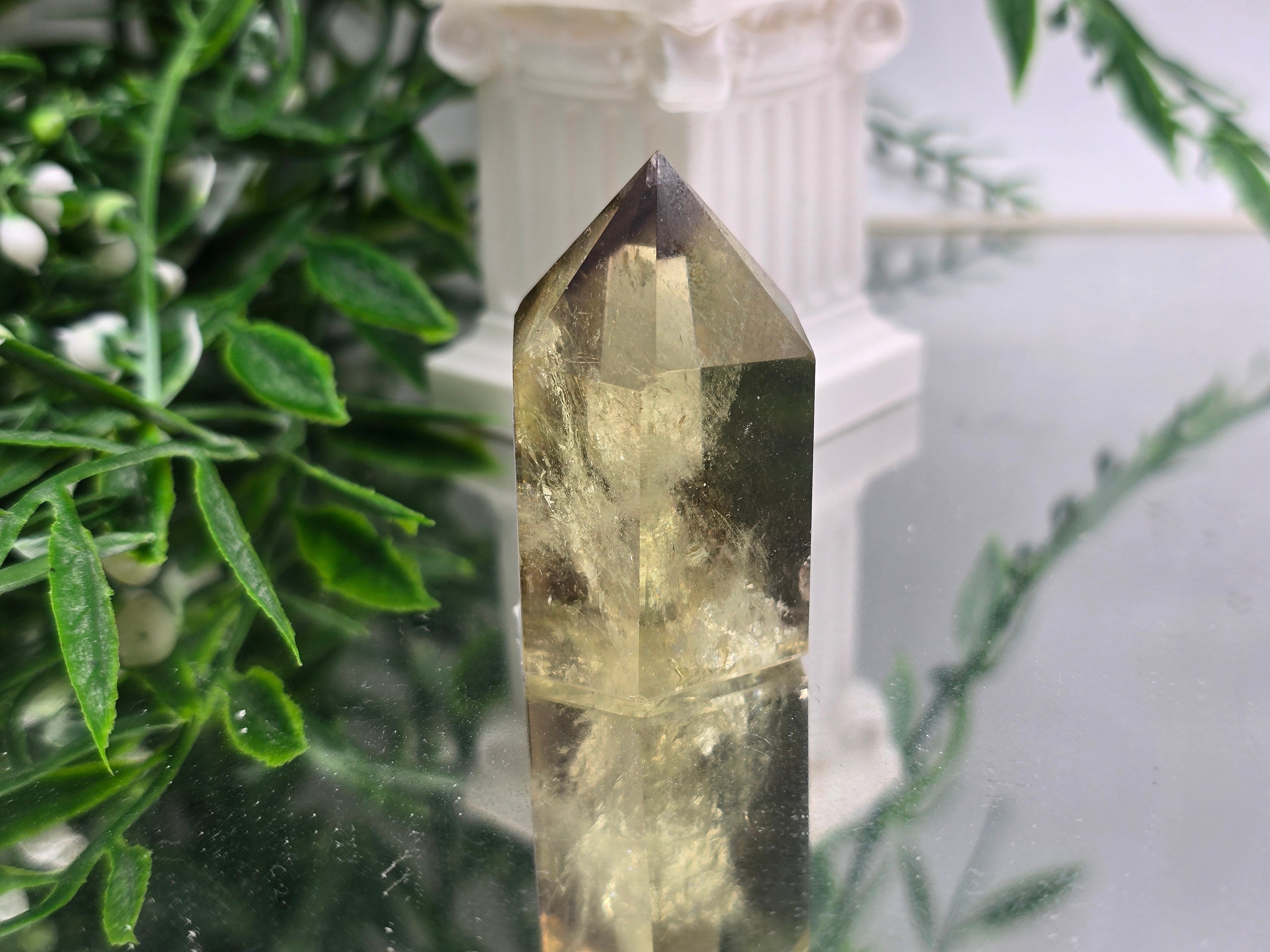 Genuine Natural Citrine Point – Stone of Abundance & Positive Energy | Madagascar | 43g | 4 × 3cm Crystal Wellness