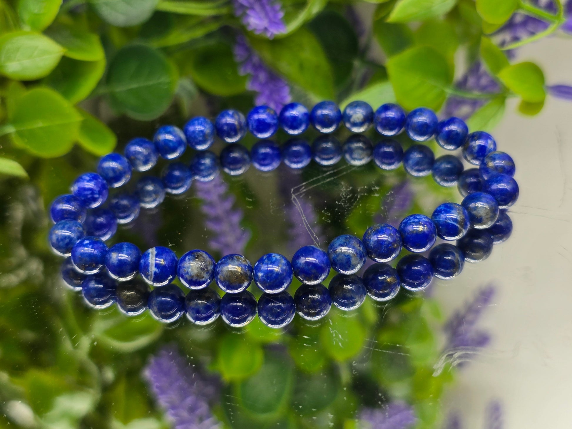 Lapis Lazuli AAA High Grade Beads Bracelet Crystal Wellness