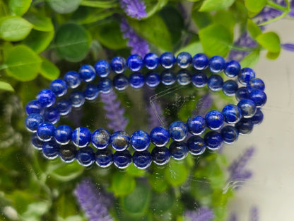 Lapis Lazuli AAA High Grade Beads Bracelet Crystal Wellness