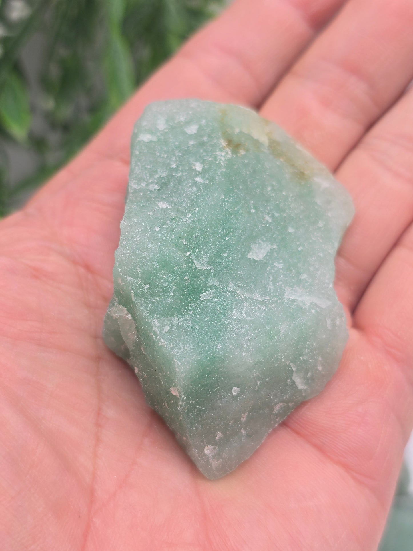 💚 Green Aventurine Raw – Stone of Luck, Opportunity & Prosperity Crystal Wellness