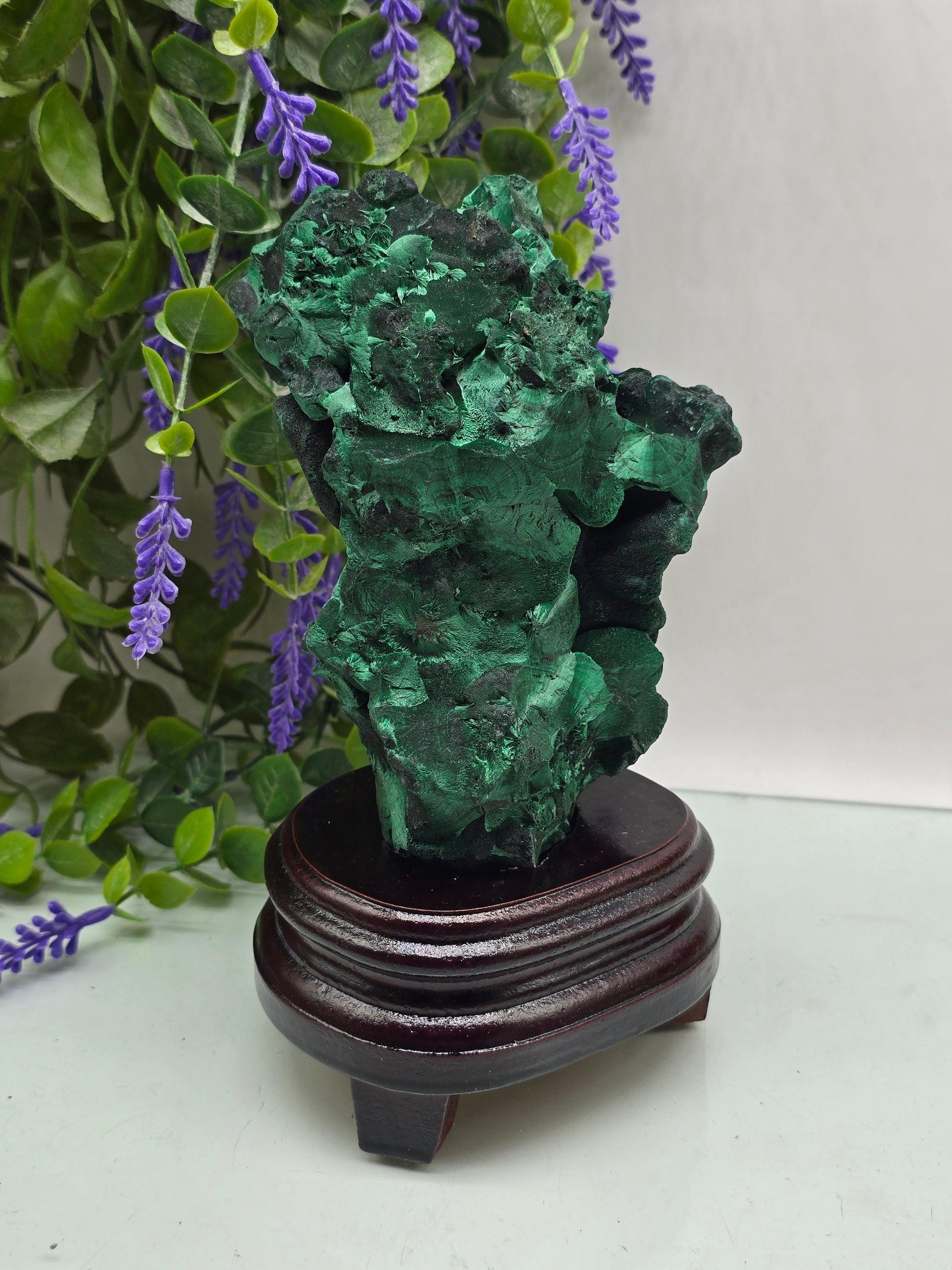 Malachite Polished Freeform Crystal Wellness