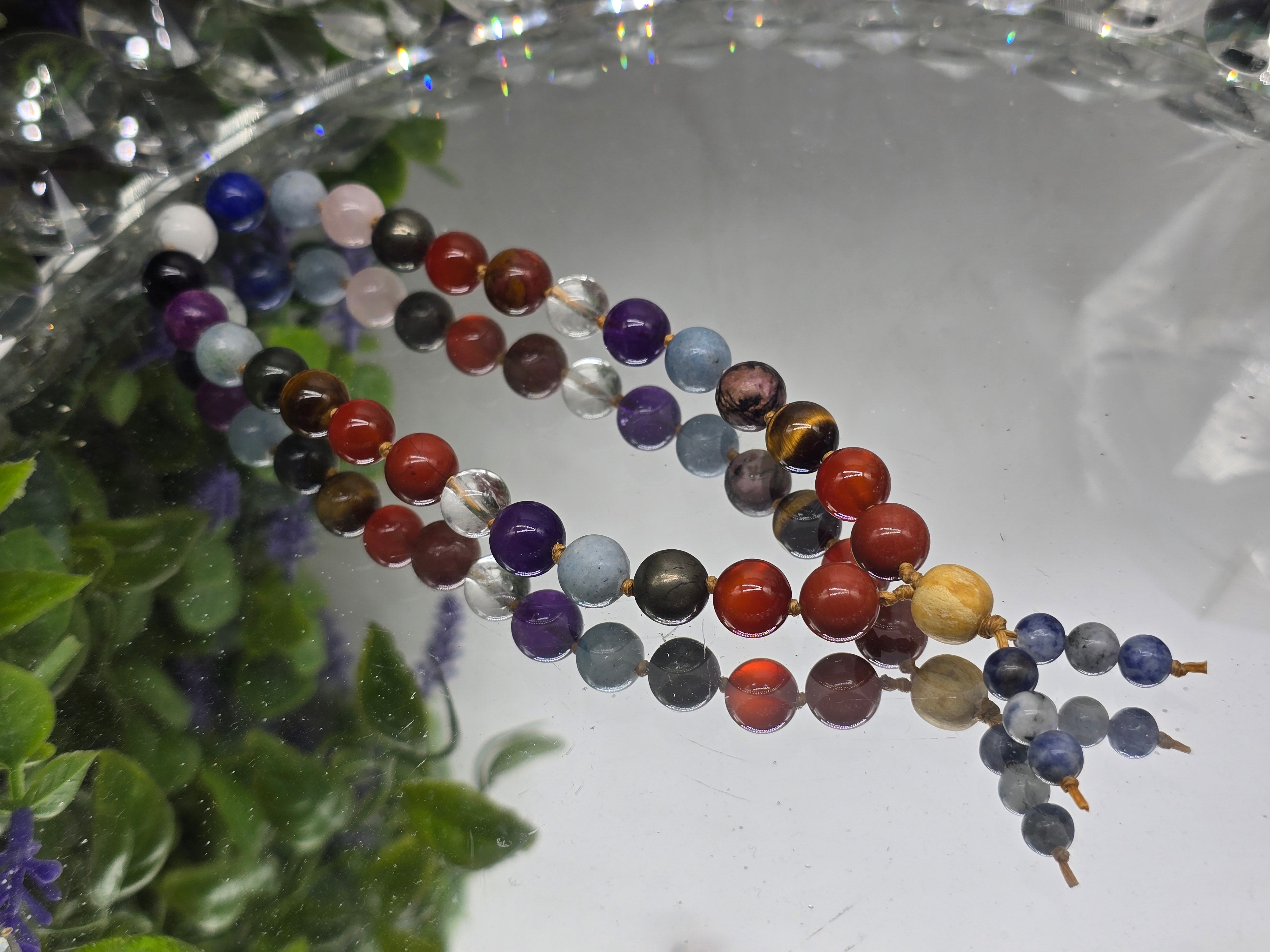 Seven Chakra 27 Mala Beads Crystal Wellness