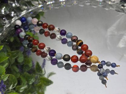 Seven Chakra 27 Mala Beads Crystal Wellness