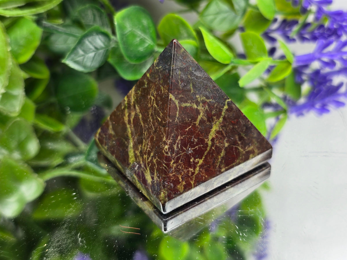 Dragon Blood Pyramid — Stone of Strength, Manifestation & Wealth Creation Crystal Wellness