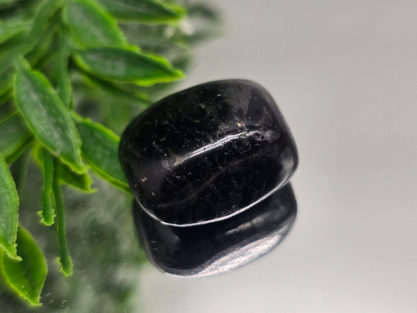 Genuine Nuumite Tumbled Stone (Stone of Ancient Protection & Personal Power) Crystal Wellness