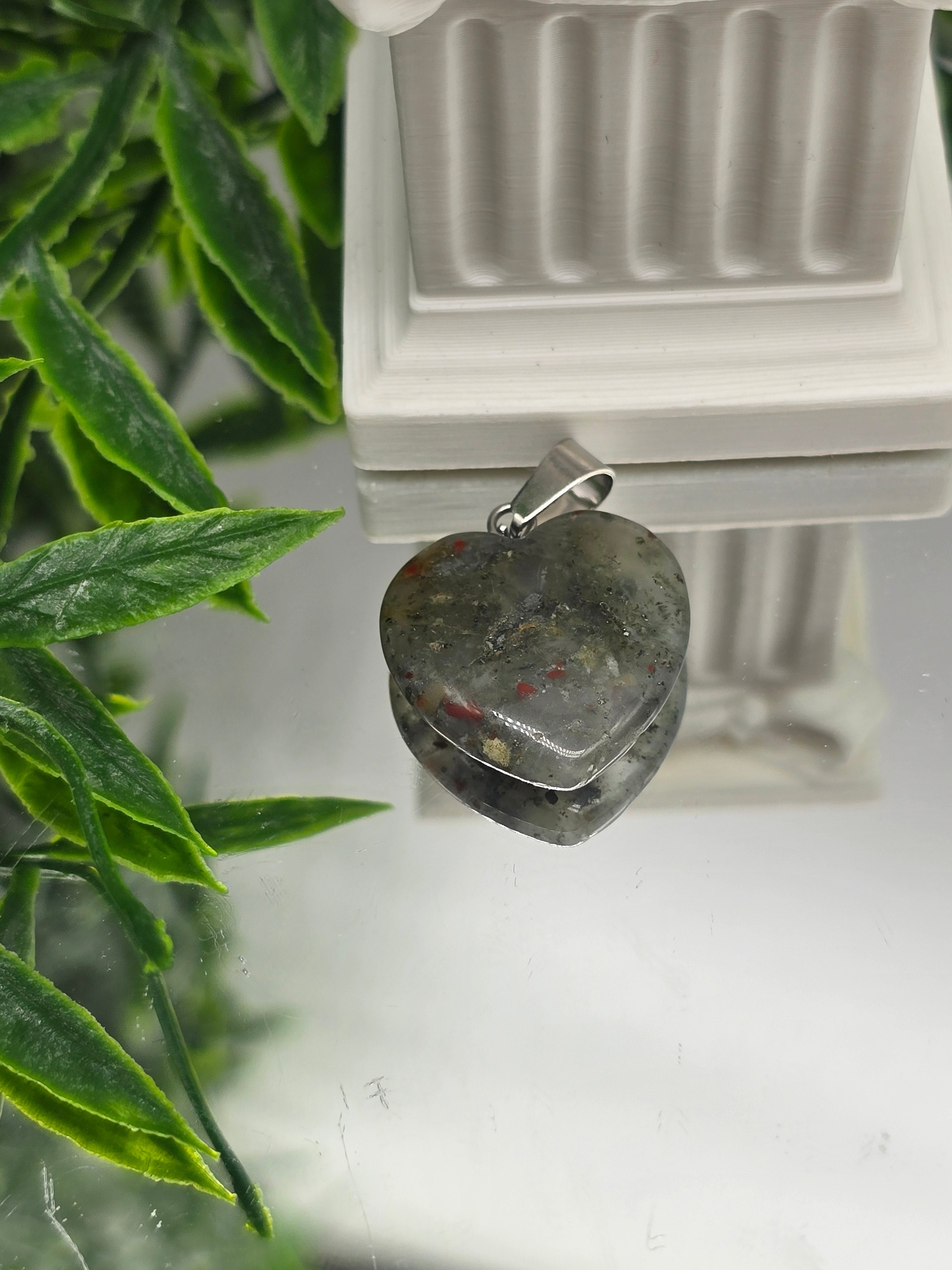 Variety Crystal Heart Pendant | Healing Crystal Necklace for Love, Balance & Daily Energy Crystal Wellness