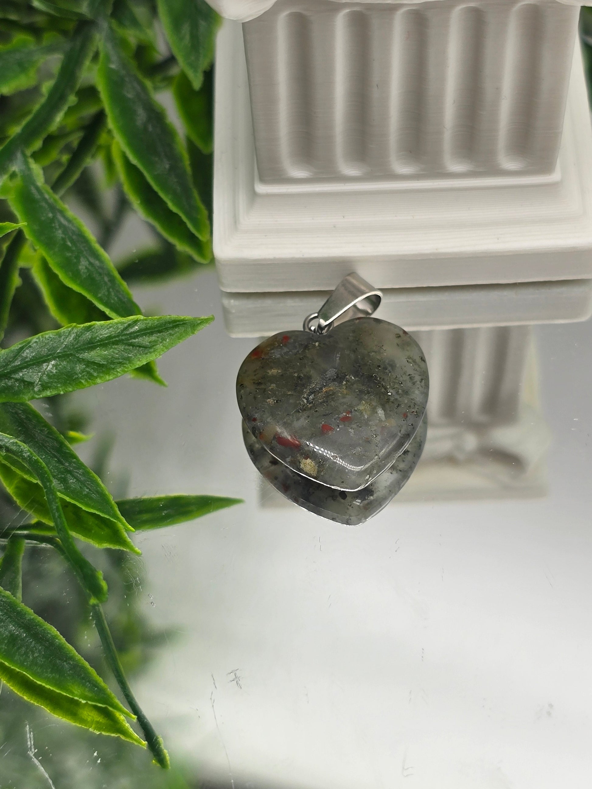 Variety Crystal Heart Pendant | Healing Crystal Necklace for Love, Balance & Daily Energy Crystal Wellness