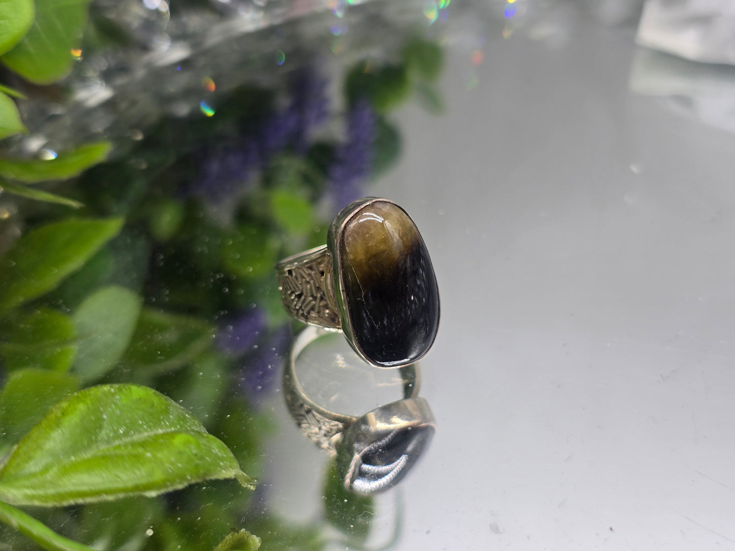 Septarian “Stone of the Dragon” 925 Sterling Silver Filigree Ring – Size 8 | Grounding, Confidence & Ancient Strength Crystal Wellness