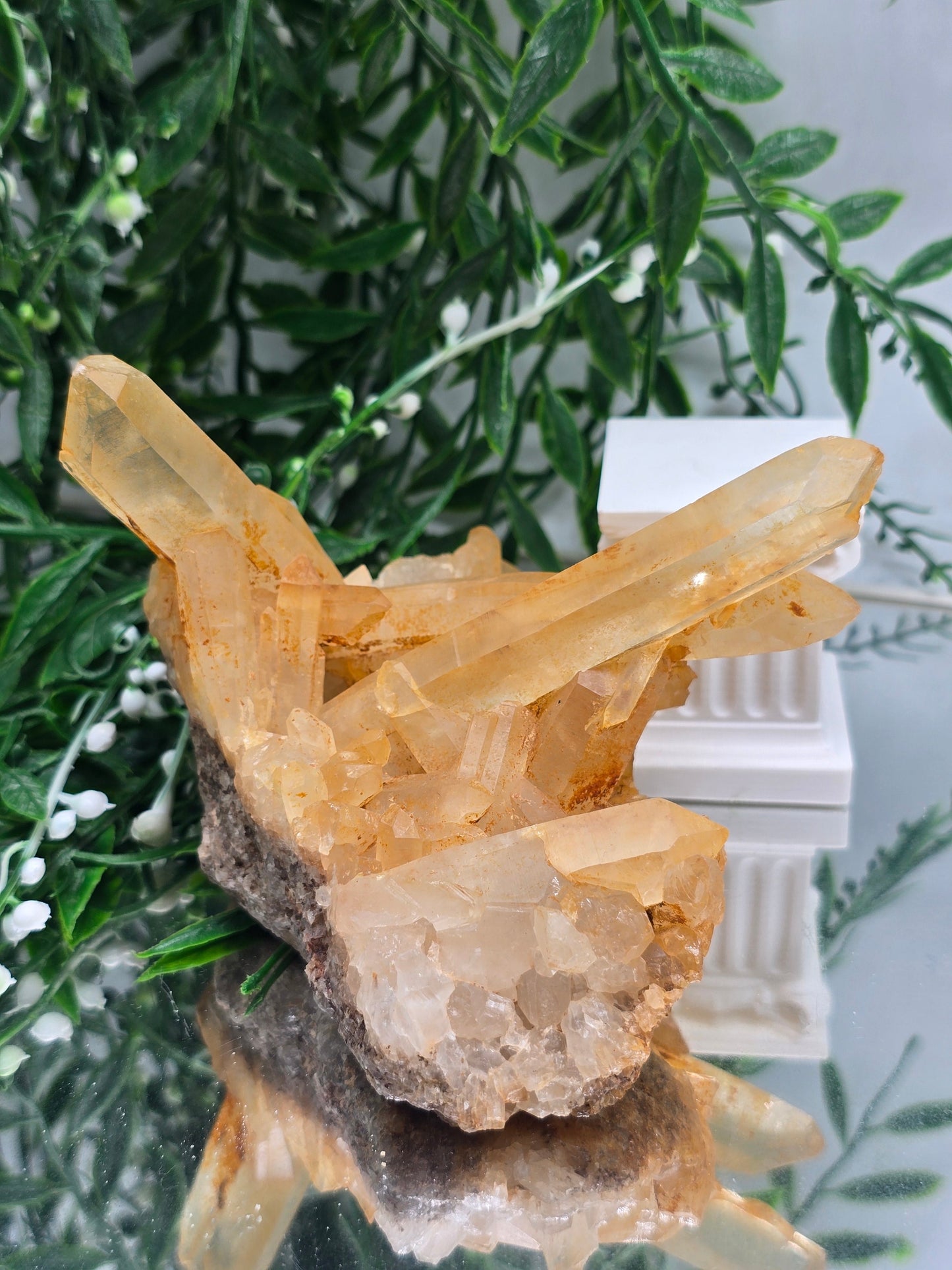 Genuine Natural Citrine Cluster — Stone of Abundance, Confidence & Success | 517g Crystal Wellness
