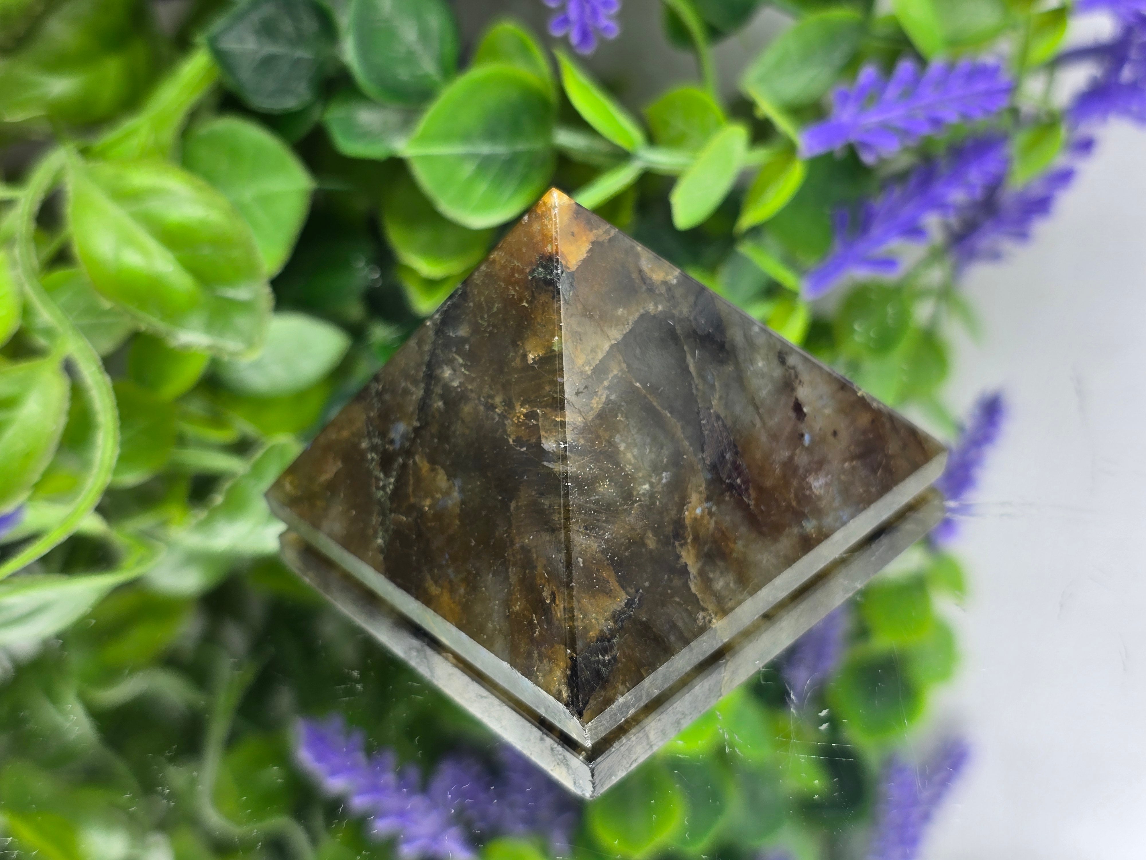 Labradorite “Stone of Magic, Transformation & Protection” Pyramid Crystal Wellness