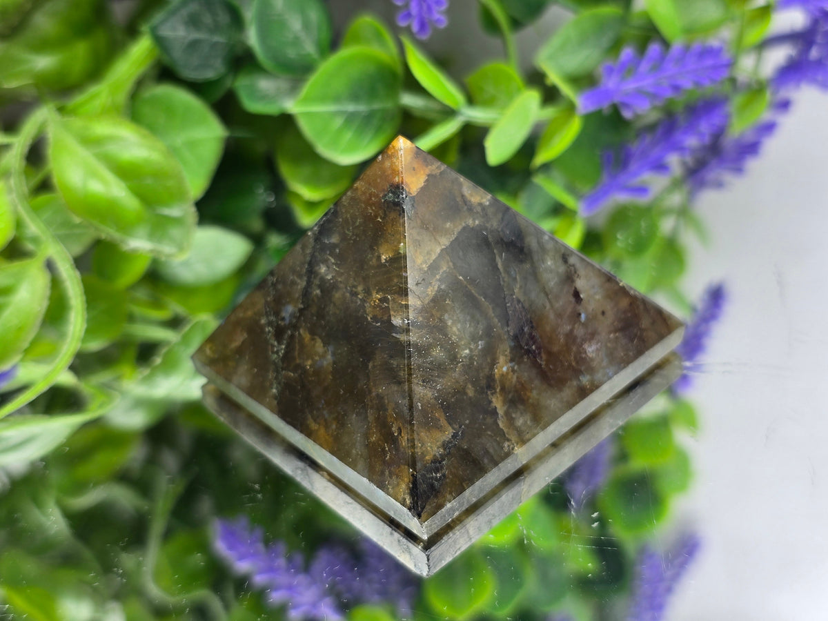 Labradorite “Stone of Magic, Transformation & Protection” Pyramid Crystal Wellness