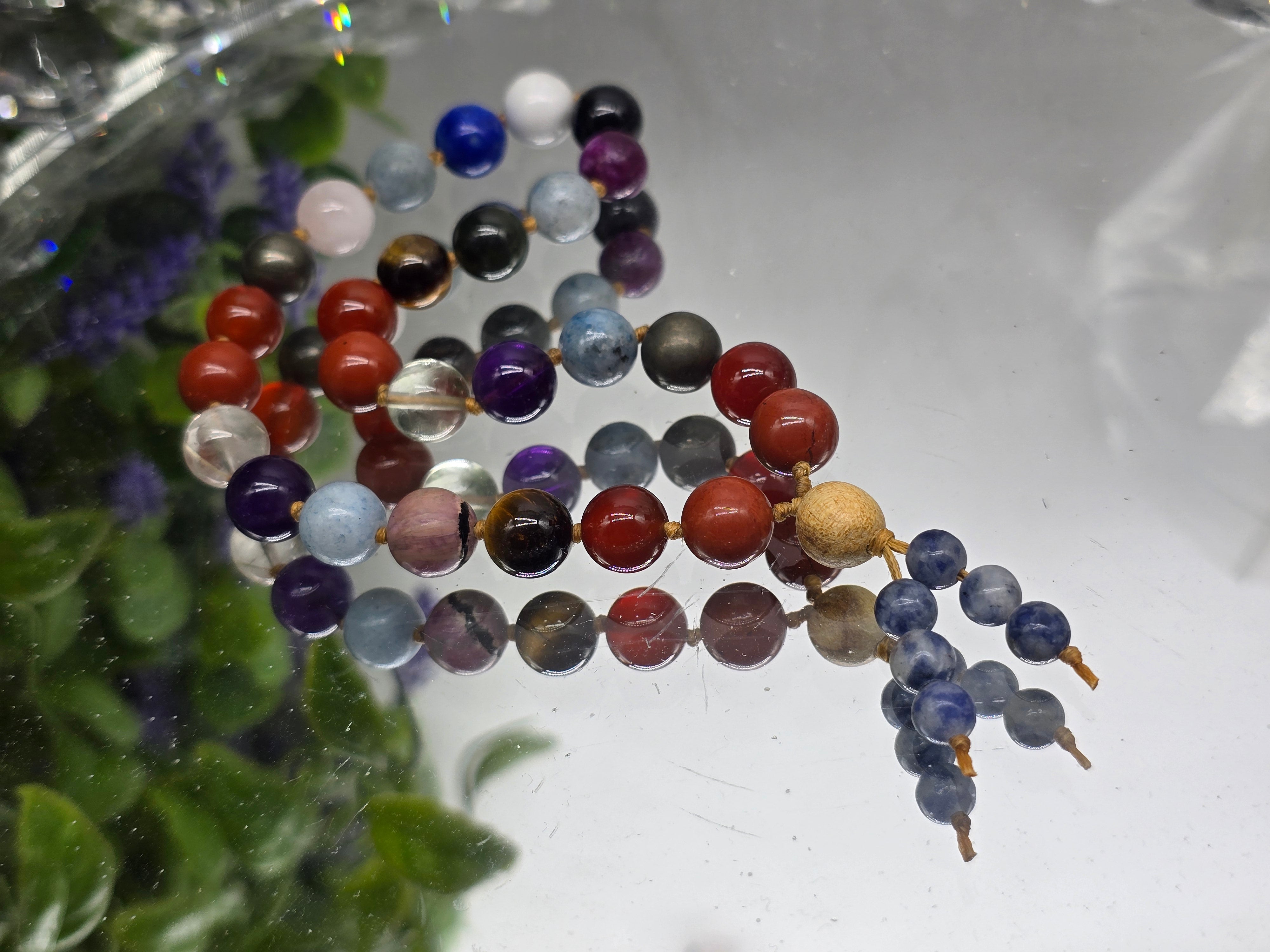 Seven Chakra 27 Mala Beads Crystal Wellness