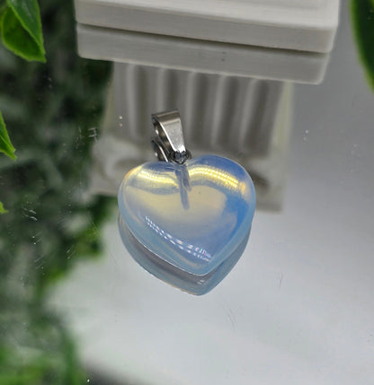 Variety Crystal Heart Pendant | Healing Crystal Necklace for Love, Balance & Daily Energy Crystal Wellness