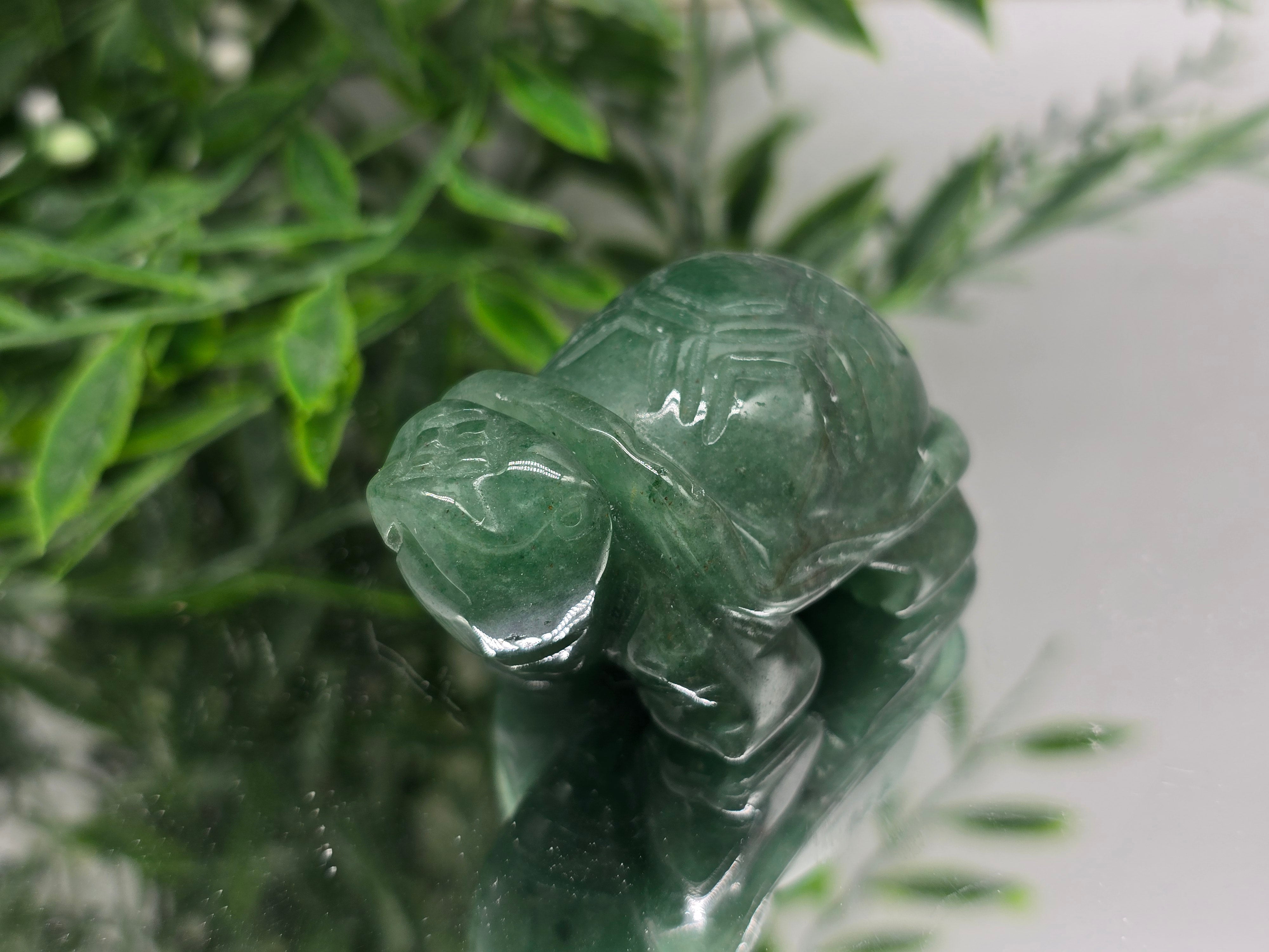 Crystal Turtle Figurine – Symbol of Longevity, Protection & Steady Prosperity Crystal Wellness