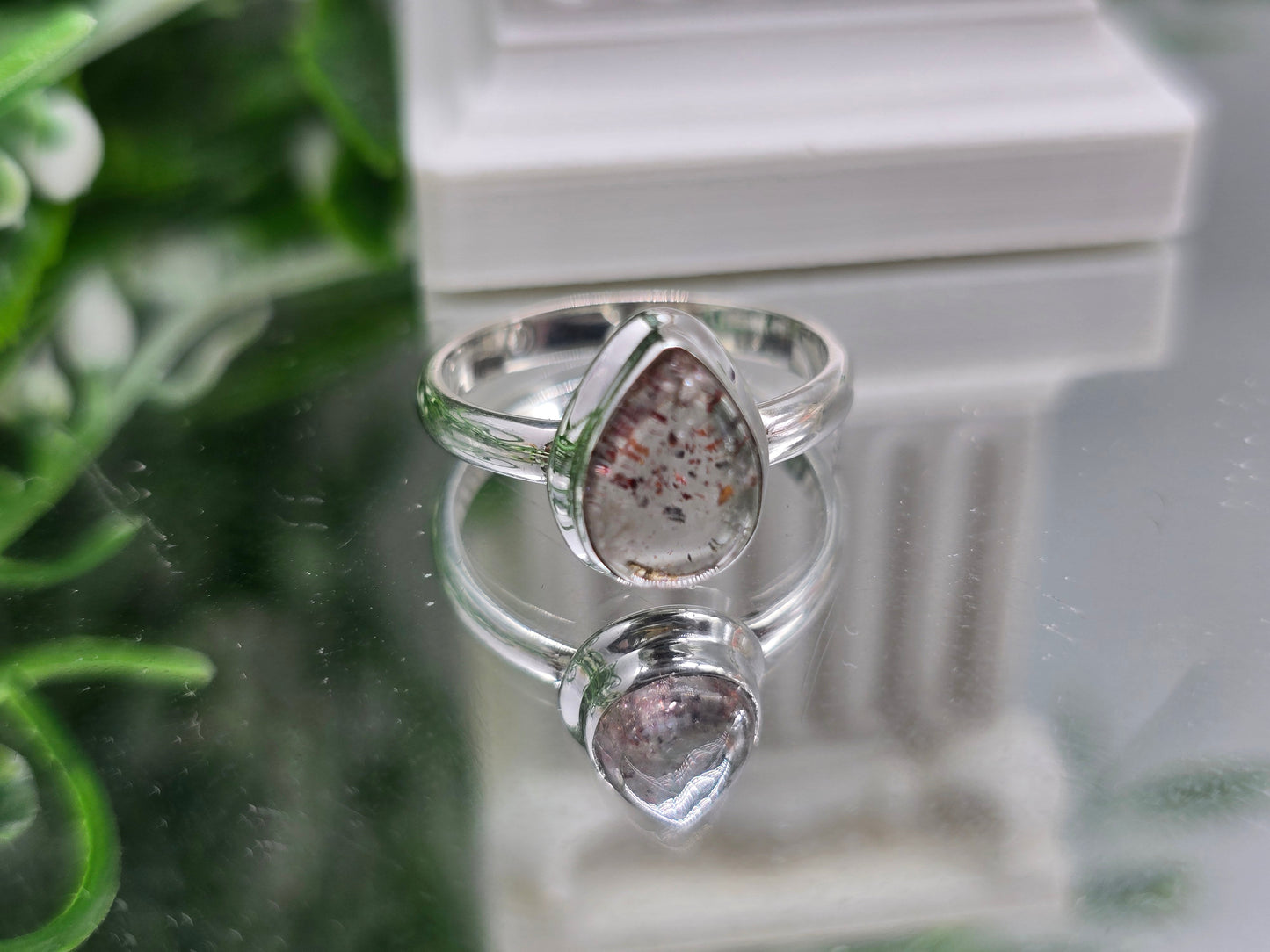 AAA Natural Orire Lucky Quartz 925 Sterling Silver Ring 7 – Stone of Luck, Abundance & New Opportunities Crystal Wellness
