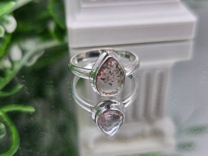 AAA Natural Orire Lucky Quartz 925 Sterling Silver Ring 7 – Stone of Luck, Abundance & New Opportunities Crystal Wellness