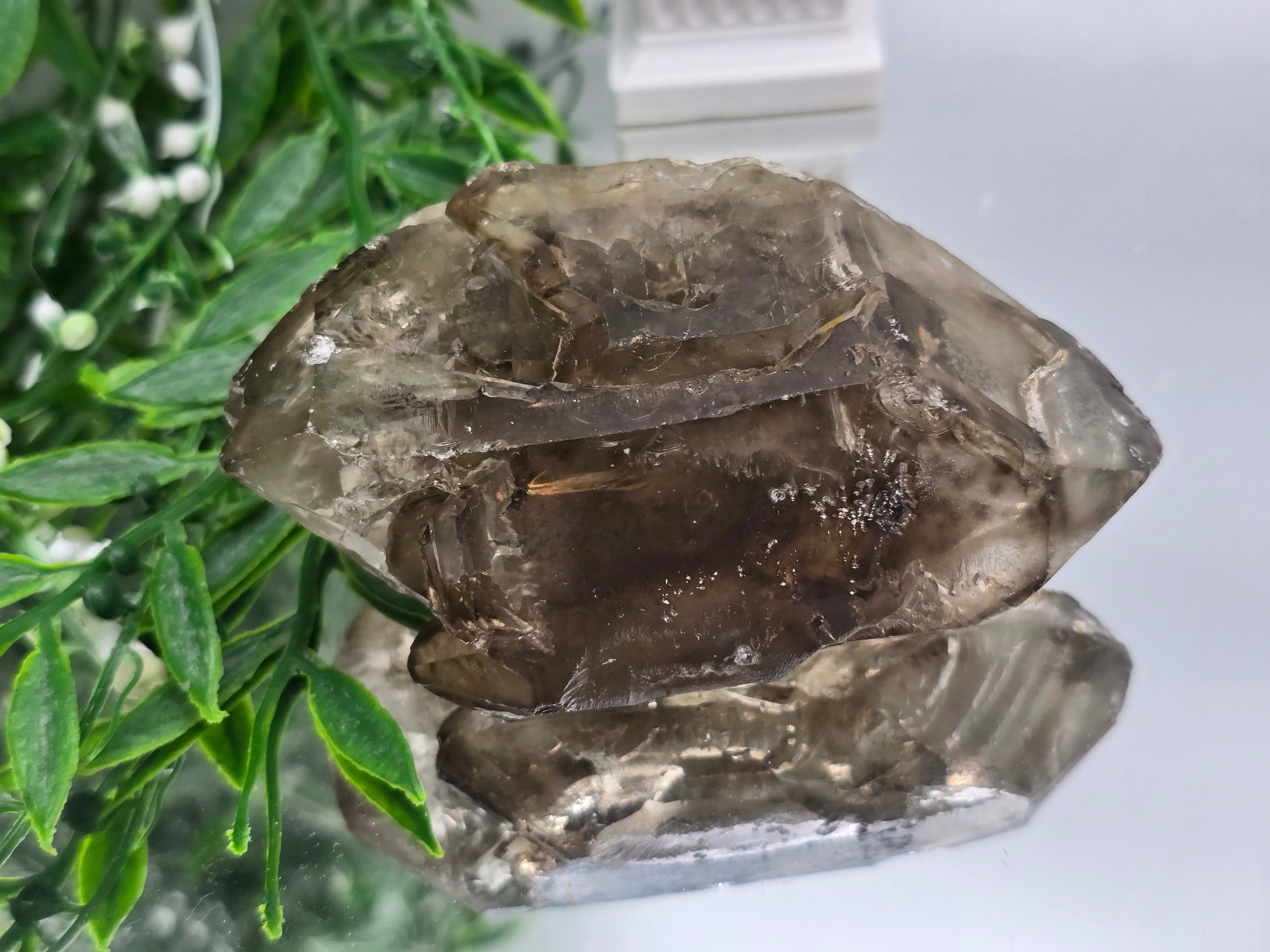 Elestial Quartz Specimen 10 × 6 × 5 cm (Stone of Ancient Wisdom & Spiritual Ascension) Crystal Wellness