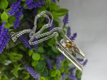 Genuine Herkimer Diamond Pendant Necklace in 925 Sterling Silver - Stone of Ascension & Elevate Consciousness Crystal Wellness