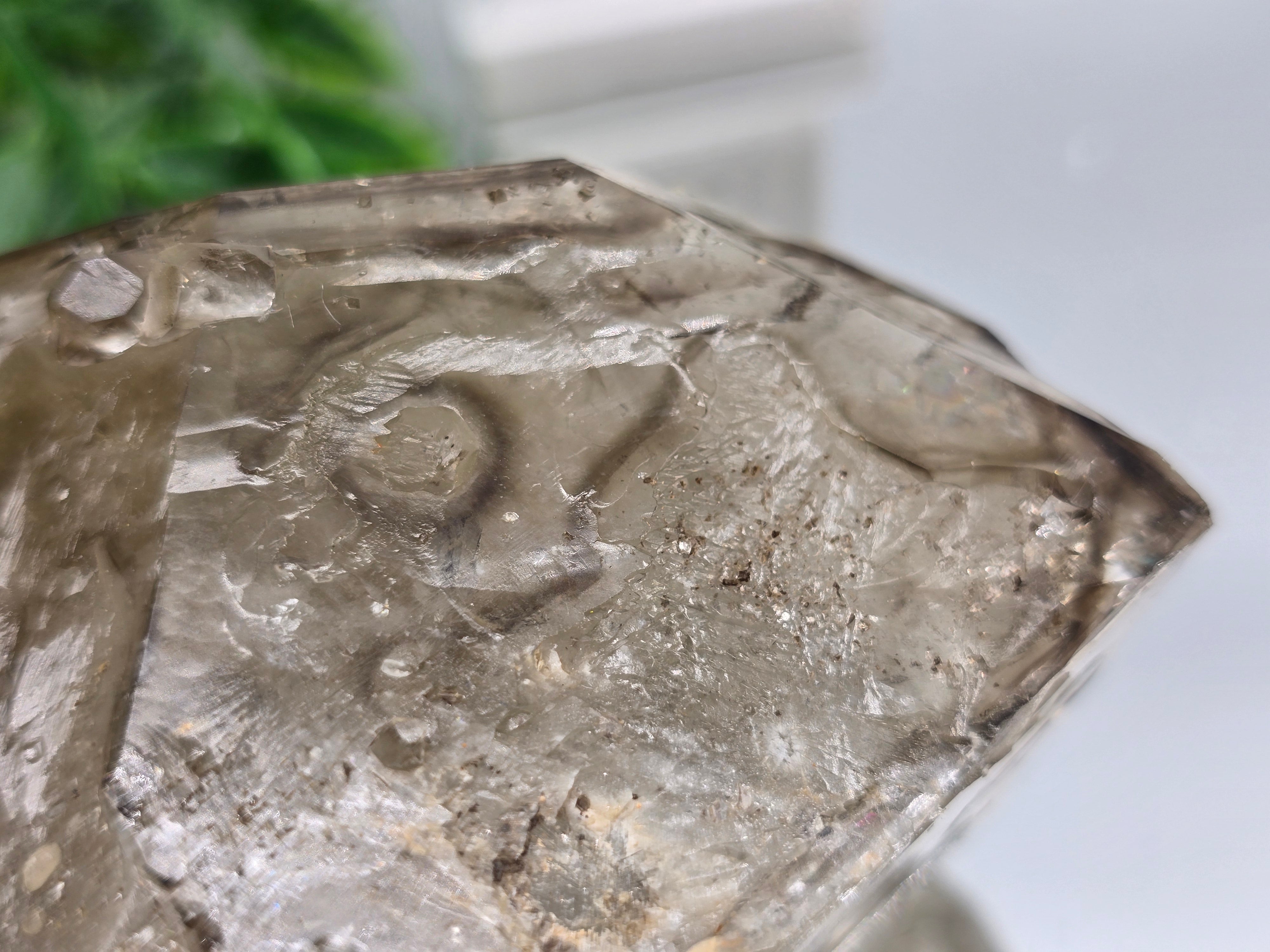 Elestial Quartz Specimen 10 × 6 × 5 cm (Stone of Ancient Wisdom & Spiritual Ascension) Crystal Wellness