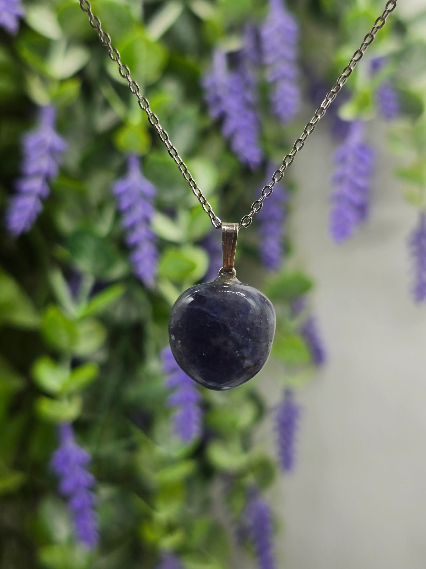 Tanzanite High Grade 925 Sterling Silver Pendant Crystal Wellness