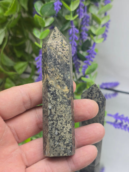 Pyrite Tower Crystal Wellness