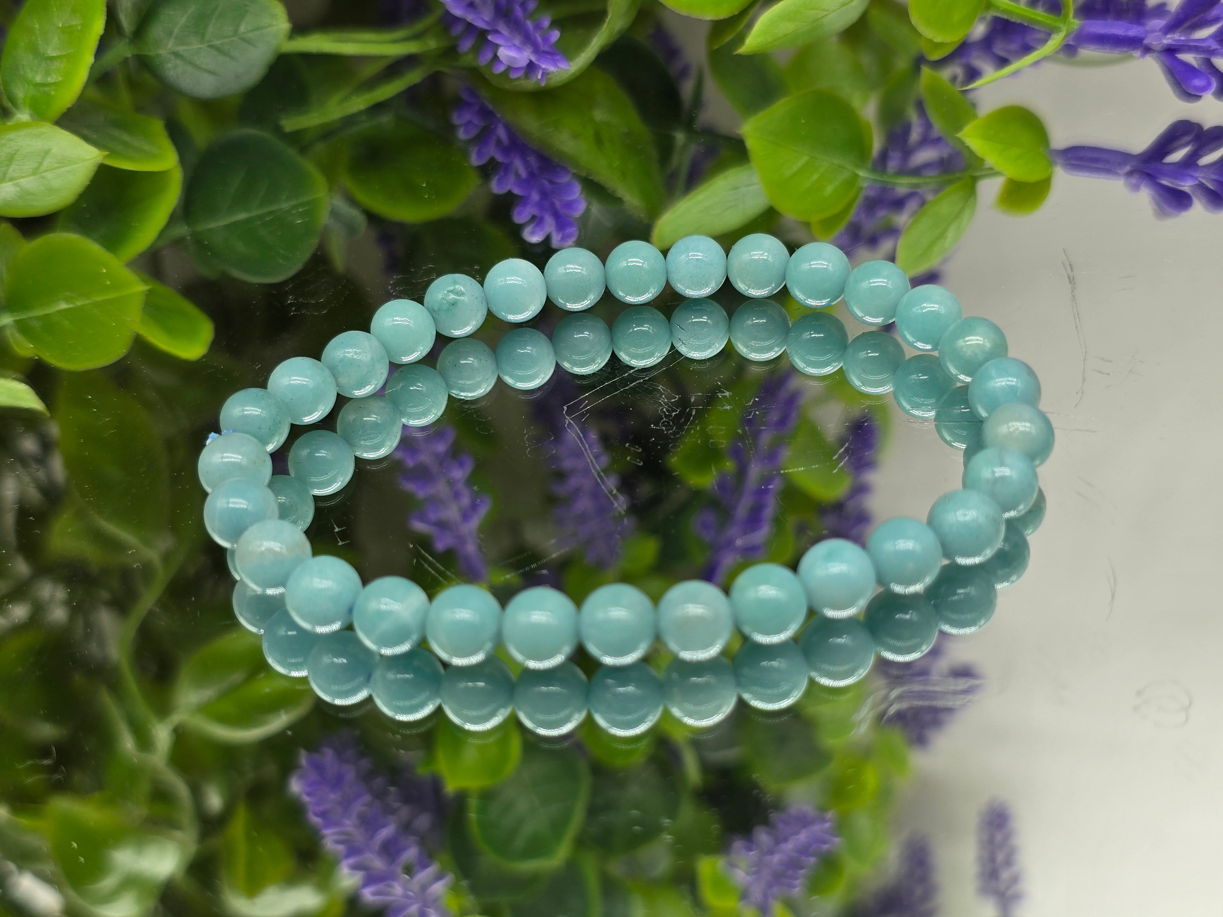 Amazonite Beads Bracelet – Stone of Alignment, Harmony & Truth Crystal Wellness