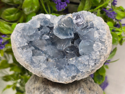 Celestite Geode — Stone of Divine Peace, Angelic Connection & Inner Calm | 625g Crystal Wellness