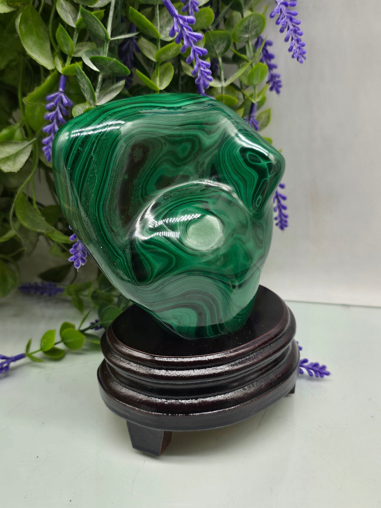 Fibrous Malachite High Grade 34 Grams Crystal Wellness