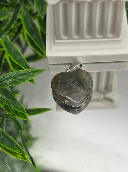 Variety Crystal Heart Pendant | Healing Crystal Necklace for Love, Balance & Daily Energy Crystal Wellness