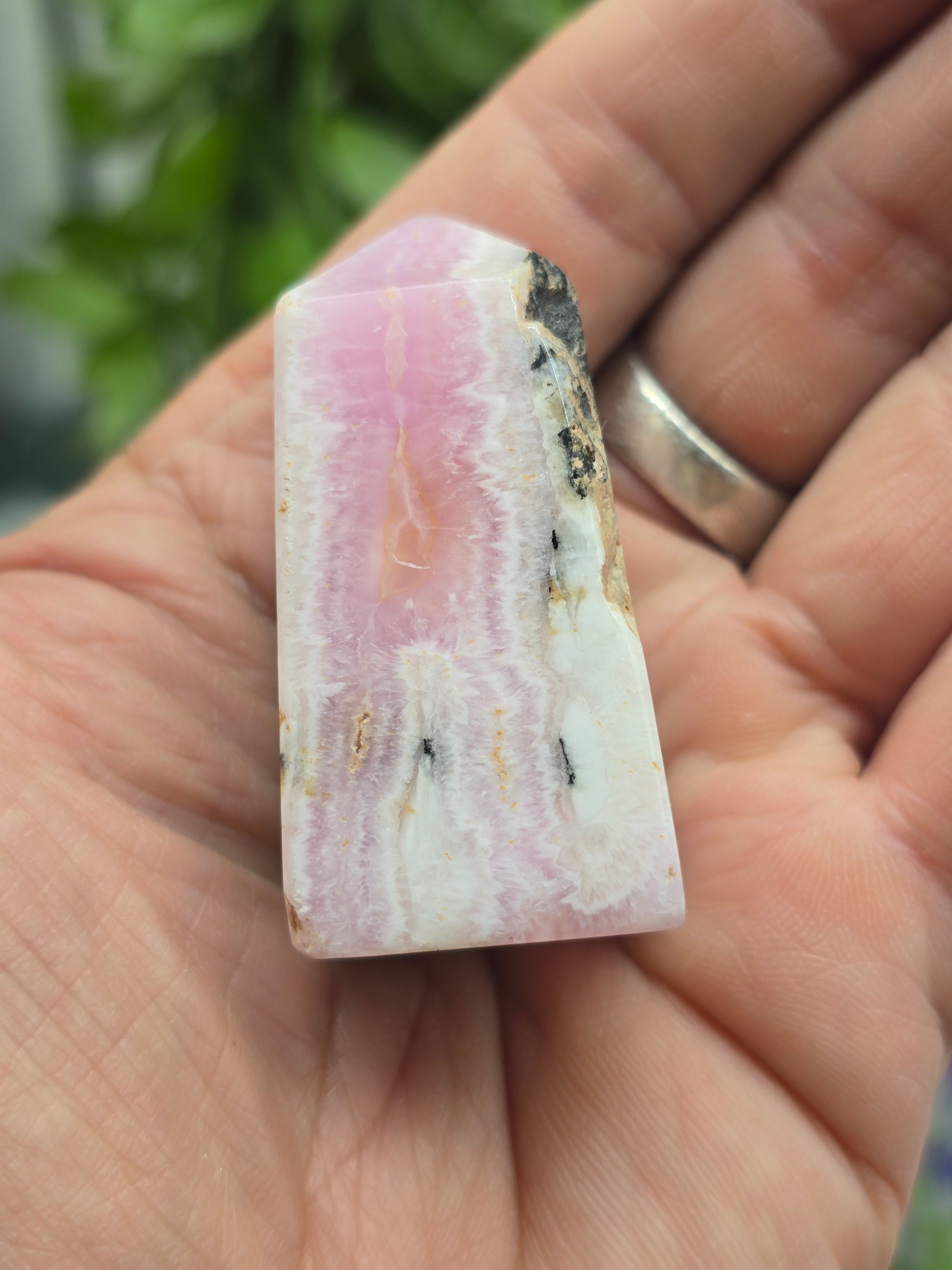 Pink Aragonite Point - Stone of Emotional Healing, Inner Peace & Heart-Centred Compassion Crystal Wellness