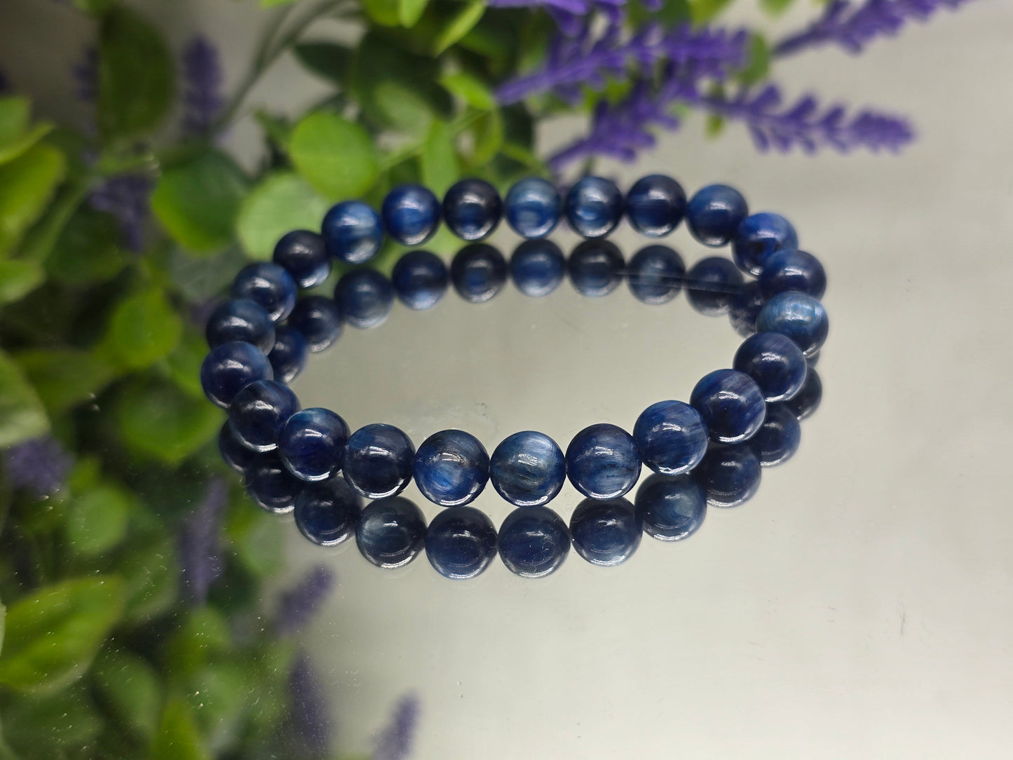 Blue Kyanite Premium 8mm Bracelet — Alignment, Protection & Clear Communication Crystal Wellness