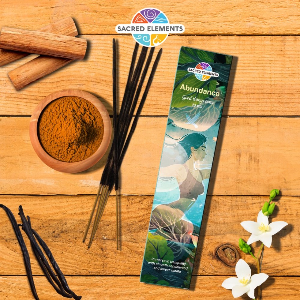 Abundance Manifestation Incense 15gms Sticks | 3 Boxes Value Pack Crystal Wellness