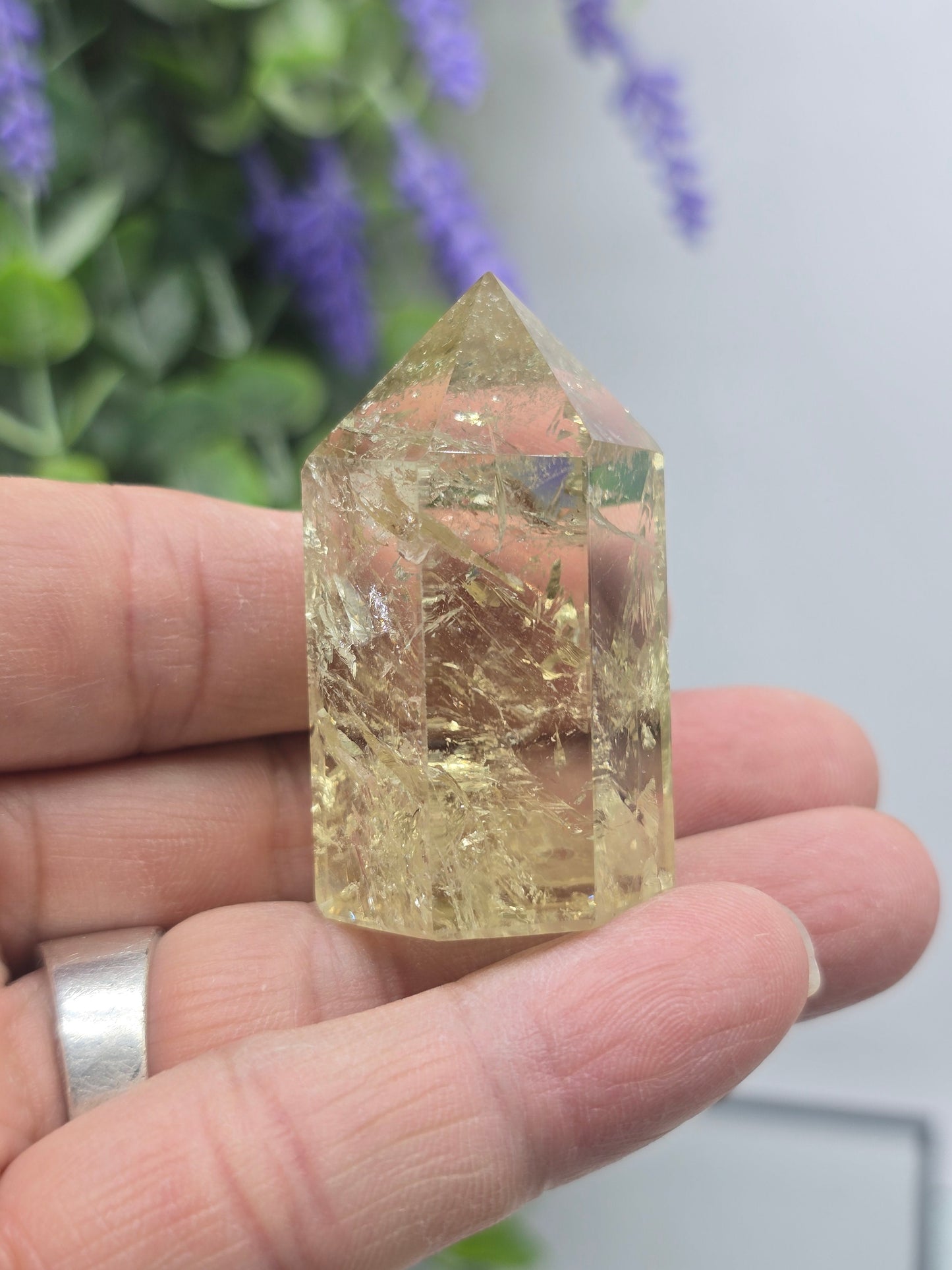 Madagascar Genuine Natural Citrine Point – 48g (Stone of Abundance, Confidence & Manifestation) Crystal Wellness