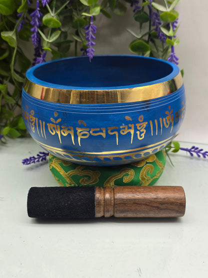 Tibetan Singing Bowl — 6 Inch | B Note | Crown Chakra |
“Royal Blue Crown of Spiritual Awakening” Crystal Wellness