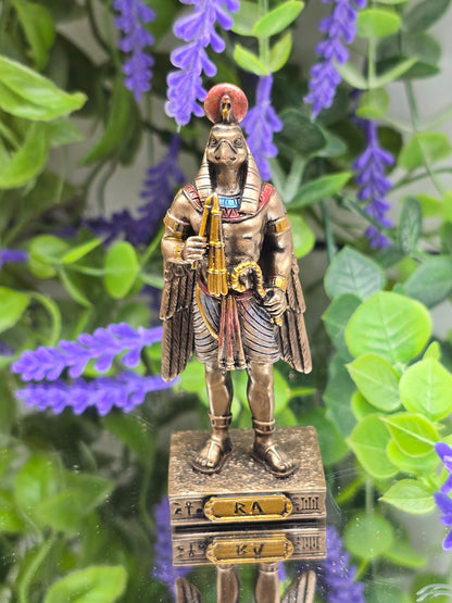 Ra God of the Sun Mini Figurine 8.9cm Crystal Wellness