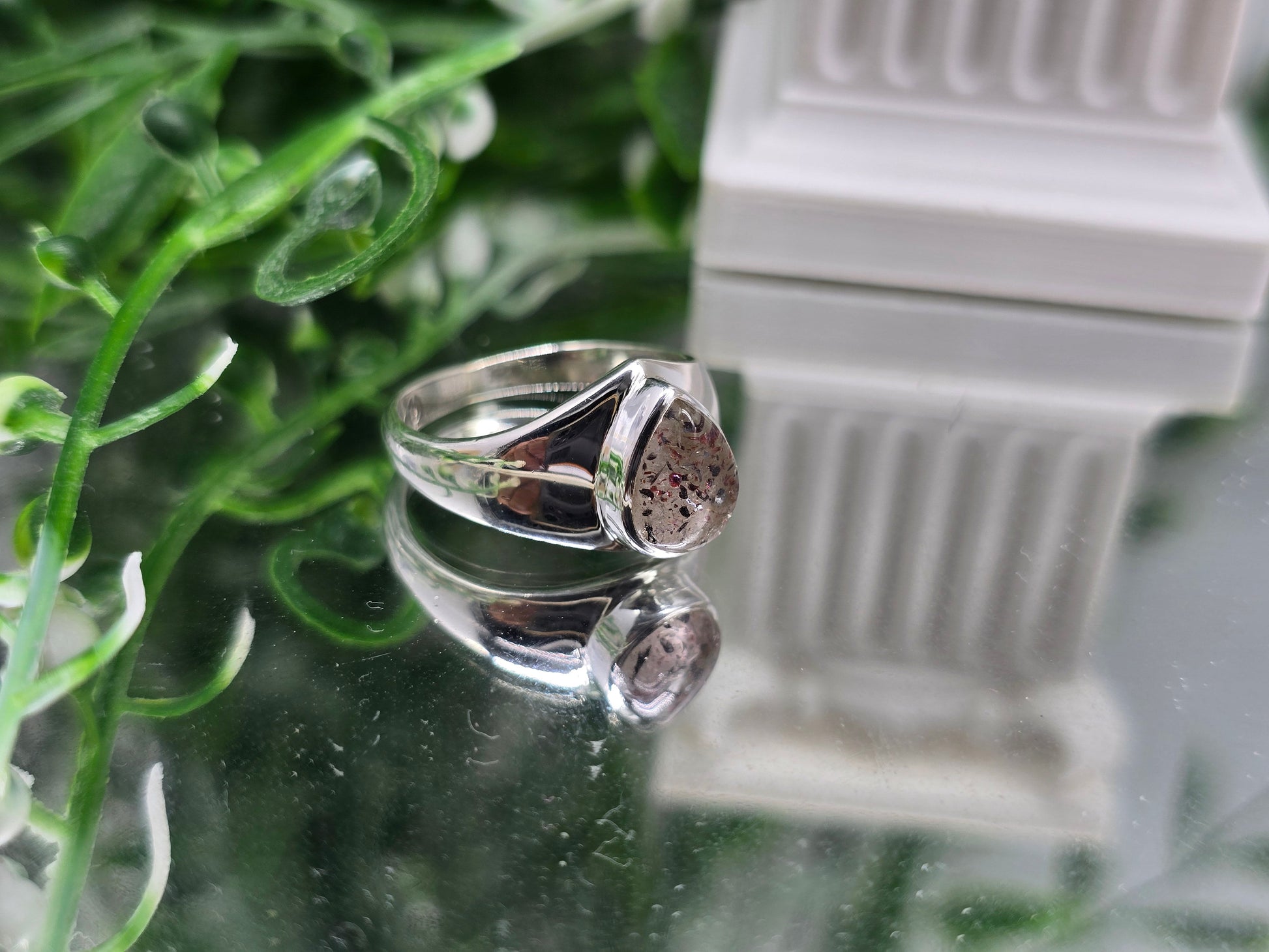 AAA Natural Orire Lucky Quartz 925 Sterling Silver Ring 7 – Stone of Luck, Abundance & New Opportunities Crystal Wellness