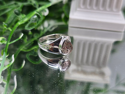 AAA Natural Orire Lucky Quartz 925 Sterling Silver Ring 7 – Stone of Luck, Abundance & New Opportunities Crystal Wellness