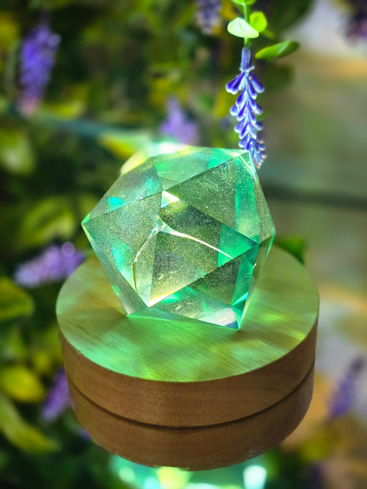 Blue Obsidian Sacred Geometry Faceted Freeform – Stone of Calm, Clarity & Inner Vision Crystal Wellness