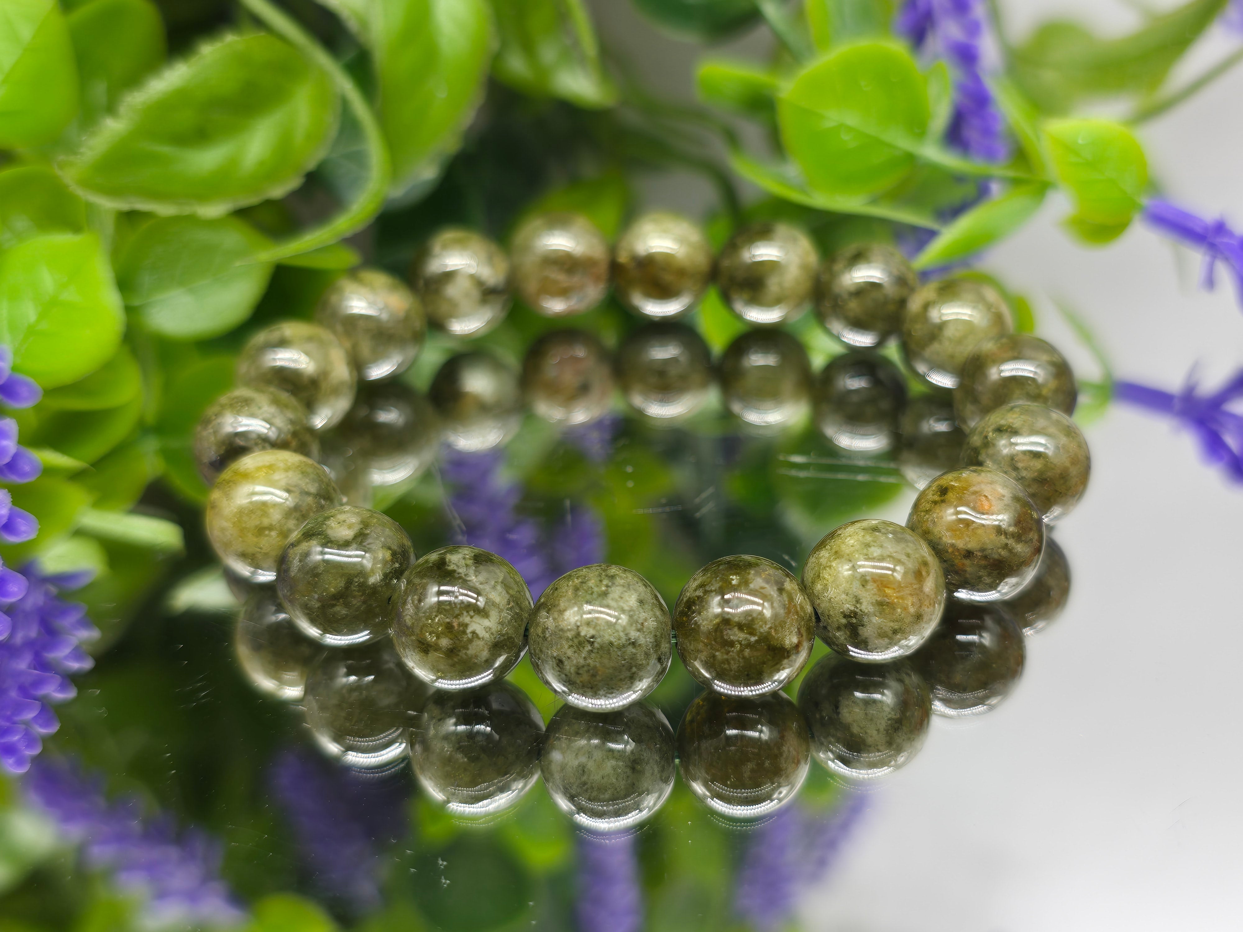 Green Garnet Bracelet Crystal Wellness