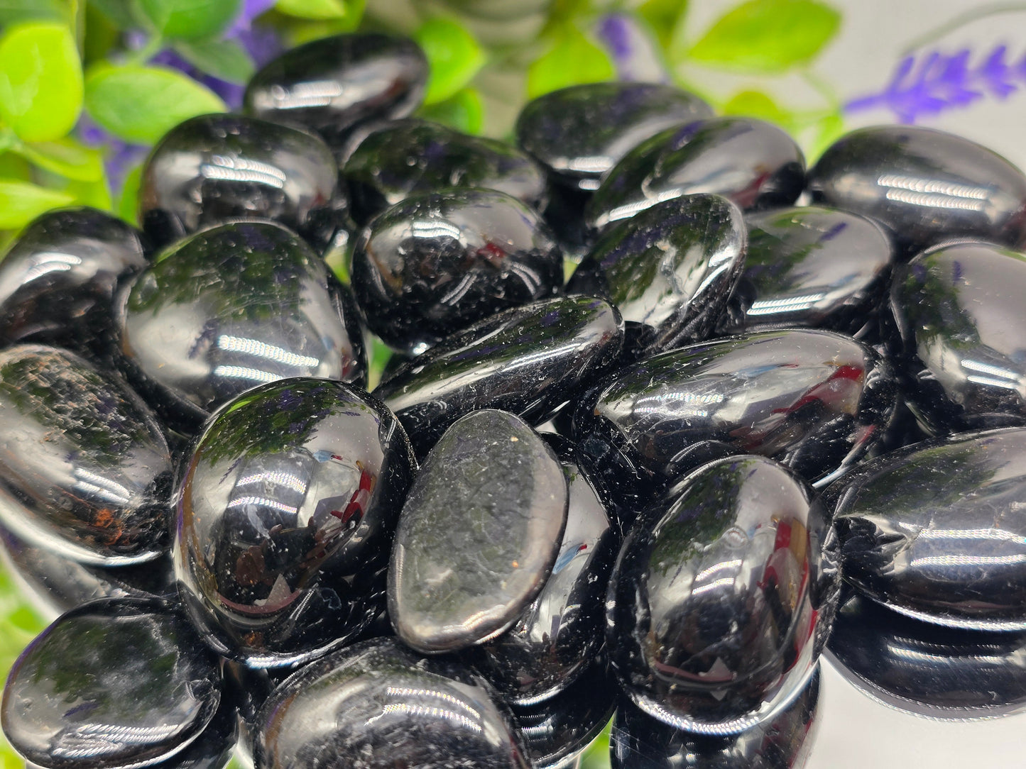 Black Tourmaline Tumbled Stone (Stone of Ultimate Protection & Grounding) Crystal Wellness