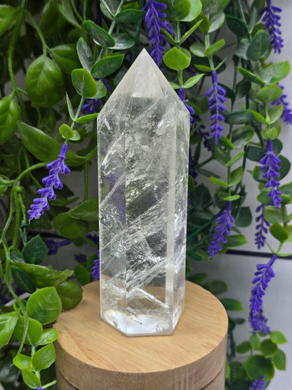 Clear Quartz Tower – Stone of Clarity, Amplification & Ultimate Power | 0.5kgs Crystal Wellness
