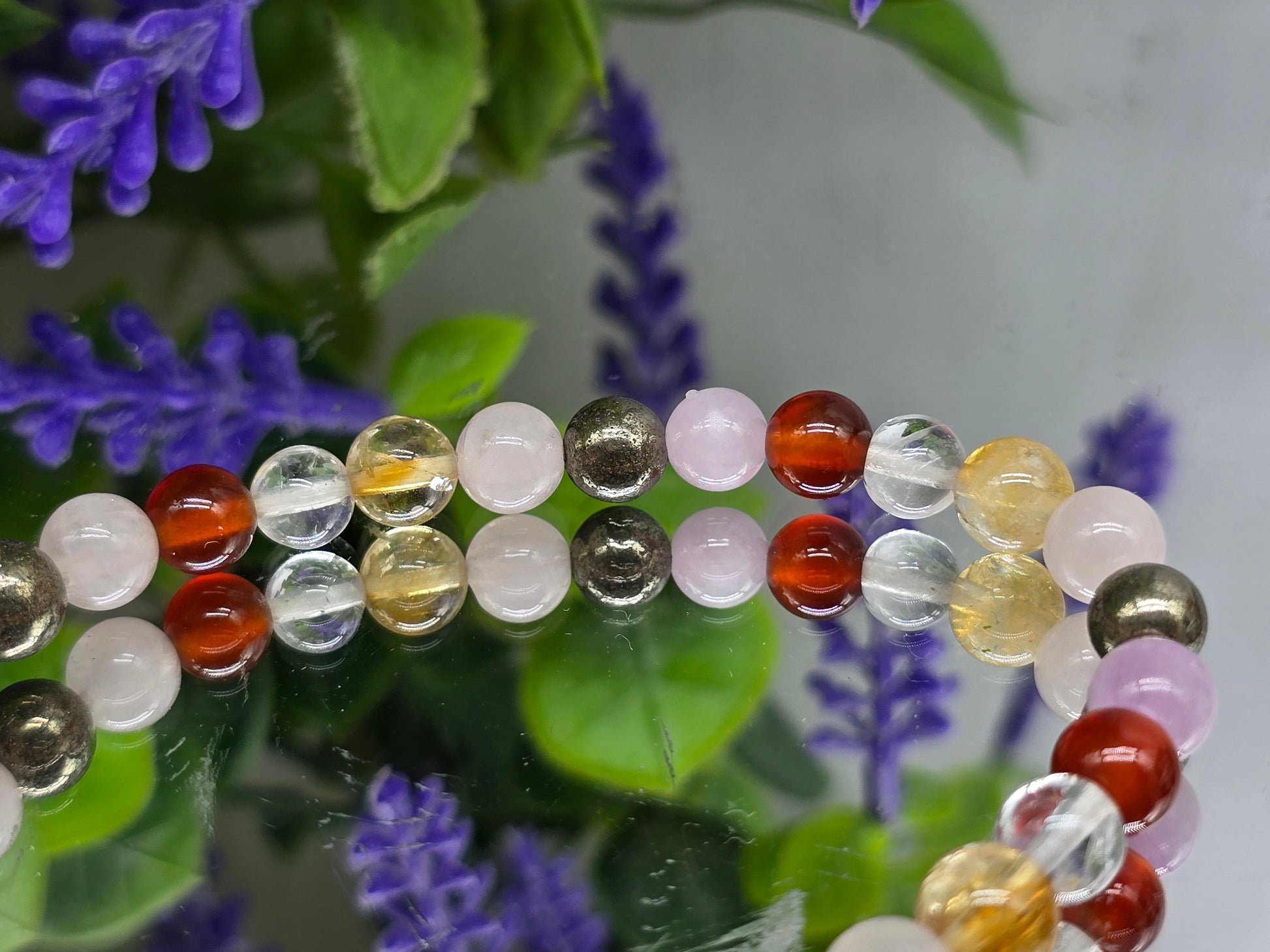 Harmony & Prosperity 6mm Beads Bracelet Crystal Wellness