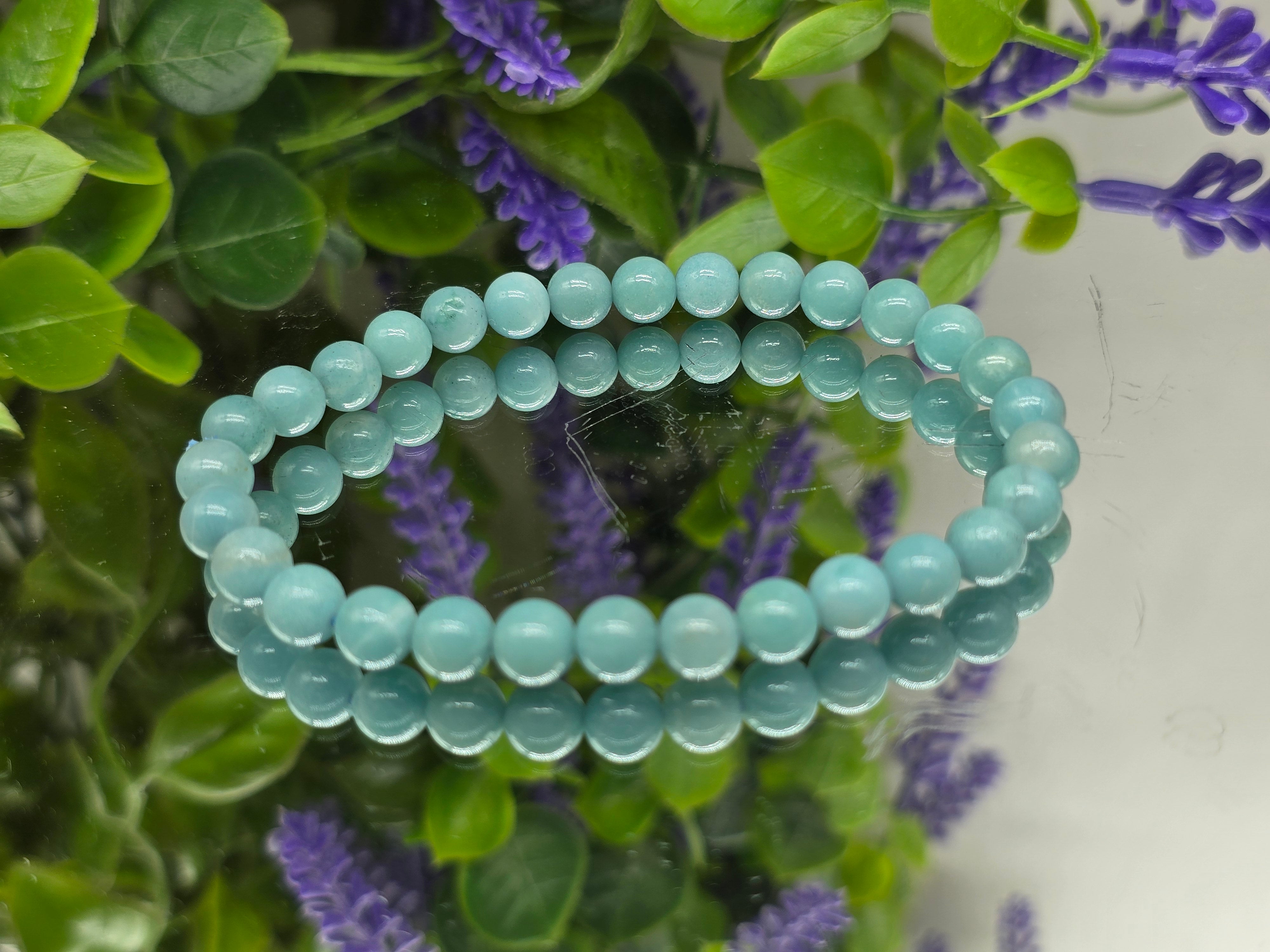 Amazonite Beads Bracelet – Stone of Alignment, Harmony & Truth Crystal Wellness