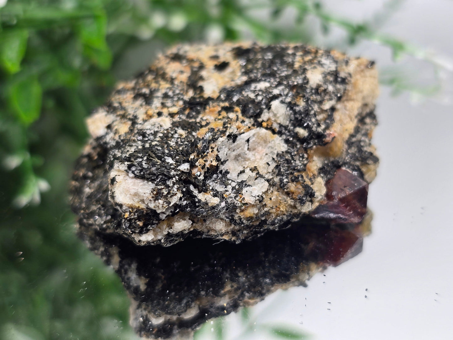 Rare Red Zircon Crystals – 72g, 6x5x2cm Collector’s Specimen Crystal Wellness