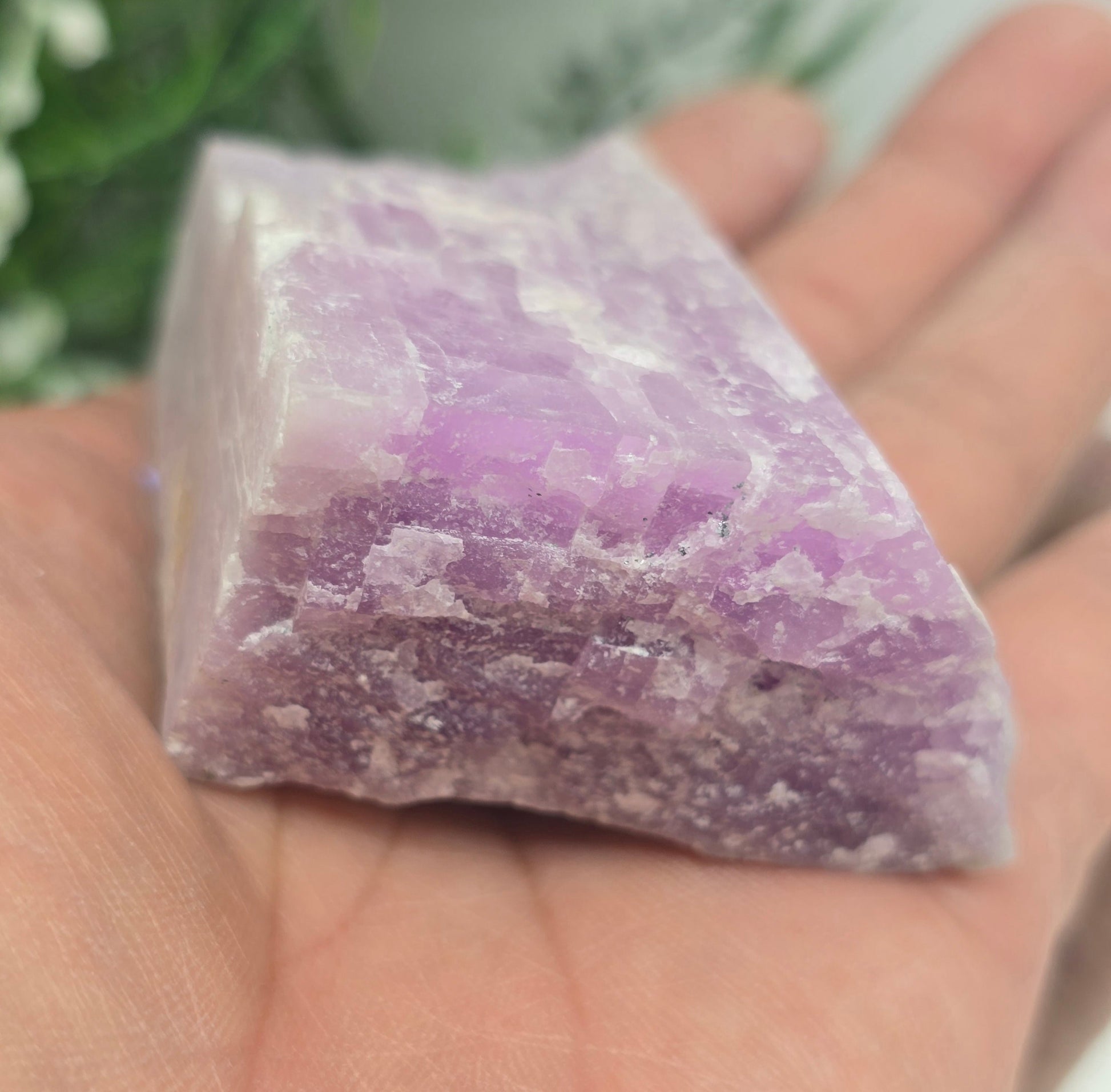 💗 Kunzite Raw – Stone of Divine Love, Calm & Emotional Healing Crystal Wellness