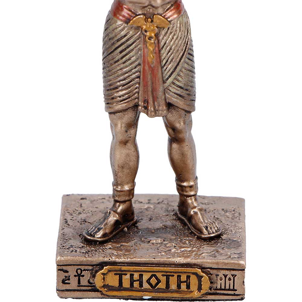 Thoth God of Knowledge Mini Figurine 8.5cm Crystal Wellness